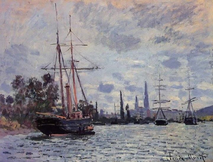 Claude Monet The Seine at Rouen 2